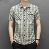 Summer Cotton Men's New in Shirt Slim Fit