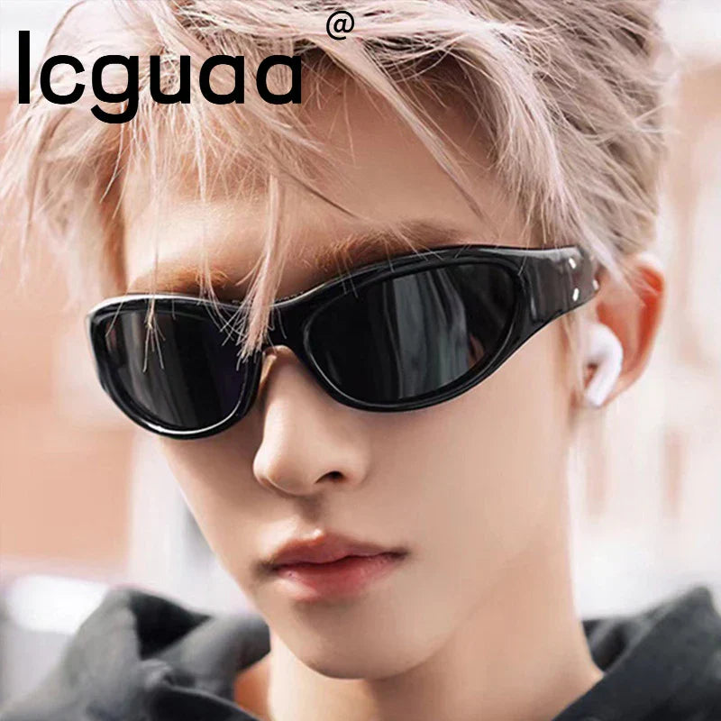 New Fashion Irregular Hip Hop Y2k Sunglasses 2023