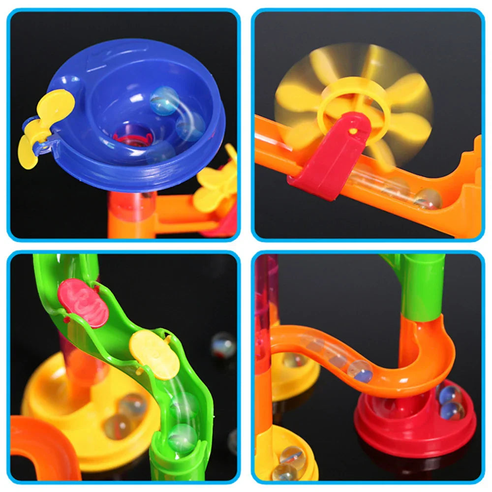 29pcs DIY Building Blocks Toy Funnel Slide Brick