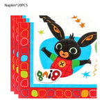 Rabbit Theme Birthday Party Decoration Cartoon Animal Panda