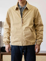 Red Tornado Lightweight Full-Zip Commuter Jacket Turn-Down Collar