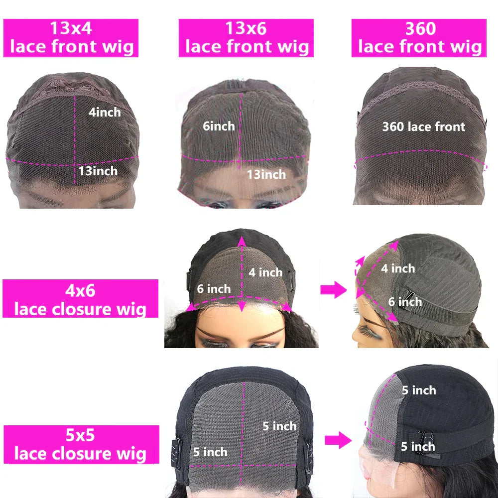 360 Full Lace Frontal Wig Human Hair Pre