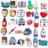 30pcs Doctor Nurse Shoe Charms Accessories for shoe