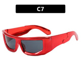 Fashion Women's Y2K Rectangle Sunglasses Men and Women