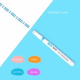 1/6Pcs/set Kawaii Flowers Line Shaped Highlighter Pens Roller