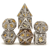 Mini Planet DND Metal Dice Set Three-dimensional Flying