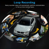 1080P dual cameraDash Cam for carsFront And Insidecar