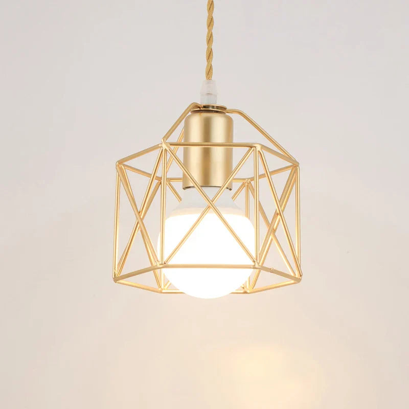 Pendant Lights E27 Hanging Lamp Iron Body Indoor