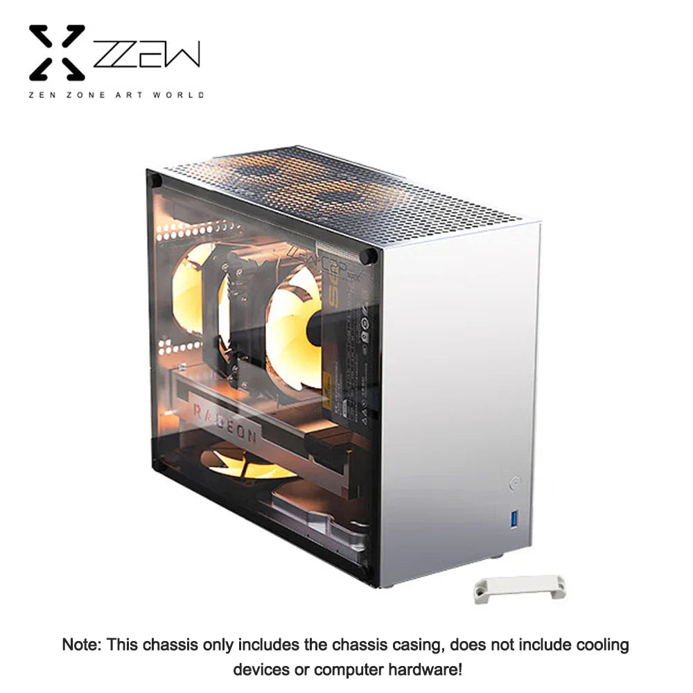 ZZAW C2 C2P M-ATX Computer Case Side Transparent