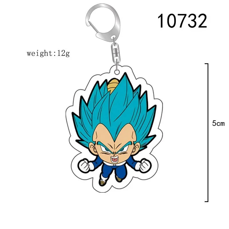 Anime TV Dragon Z Super Saiyan Acrylic Pendant