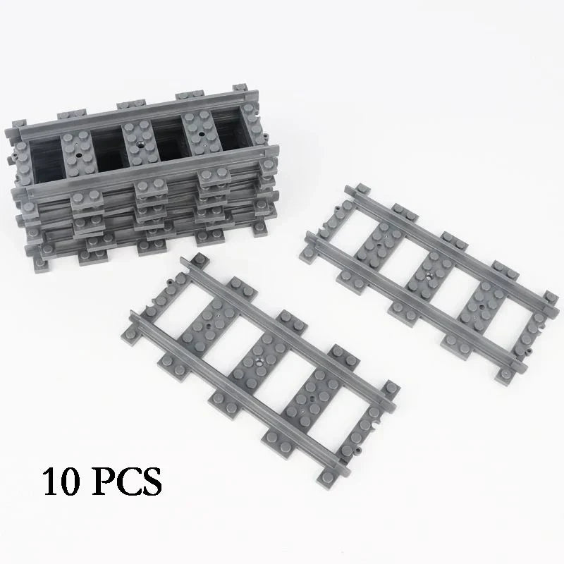 City Train Track Building Block Set 100PCS Soft