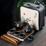 Creative Portable Travel Tea Set With Tea Bag