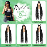 Kaylss 48" Full Double Lace Knotless Locs Braided