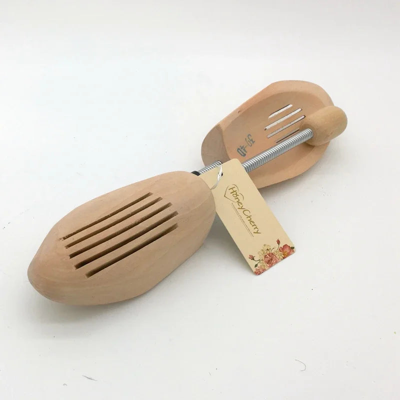 Wooden Shoe Tree Highgrade Spring Shoes Adjustable Support