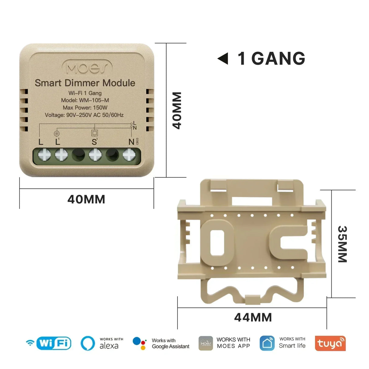 MOES Star Ring Series Mini Tuya WiFi/Zigbee Smart