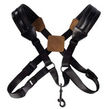 Miwayer Saxophone Strap Universal Double Shoulder Leather Strap