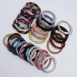 10Pcs Korean Strong Women Hair Scrunchies Girls Elastic