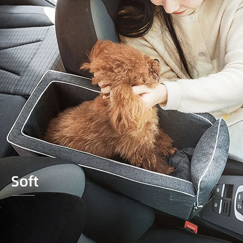 Car Central Dog Car Seat Bed Portable Dog