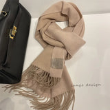 Highquality Australian Wool 100 Solid Color Women's Scarves