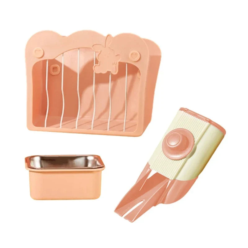 Grass Feeding Set for Rabbit Pet Cage Hanging