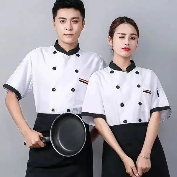 Long Sleeve Chefs Work Clothes Restaurant Hotel Work