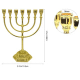 7 Branch Menorah Candle Holder Jerusalem Temple 12