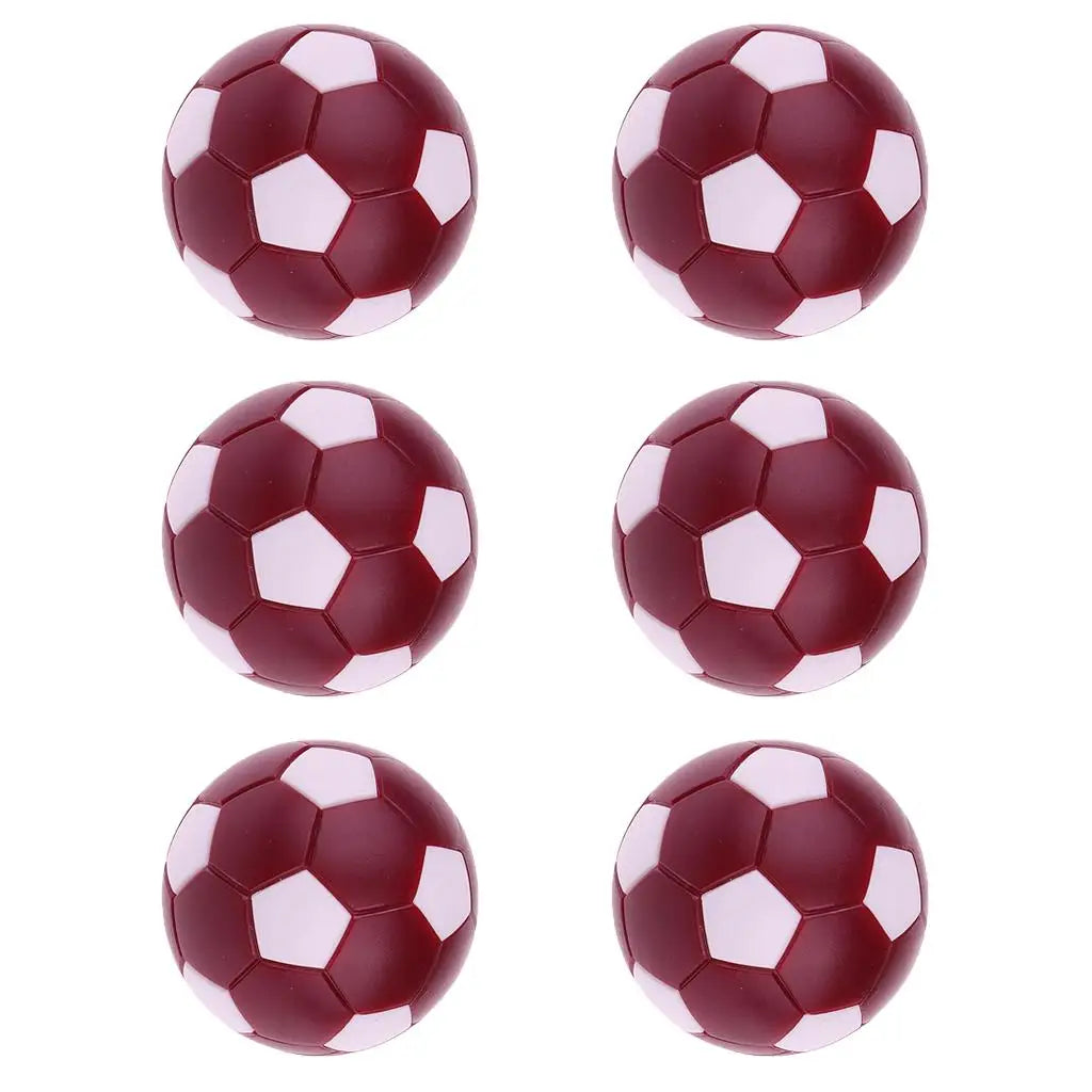 6 Pieces Foosball Table Football Round Indoor Games