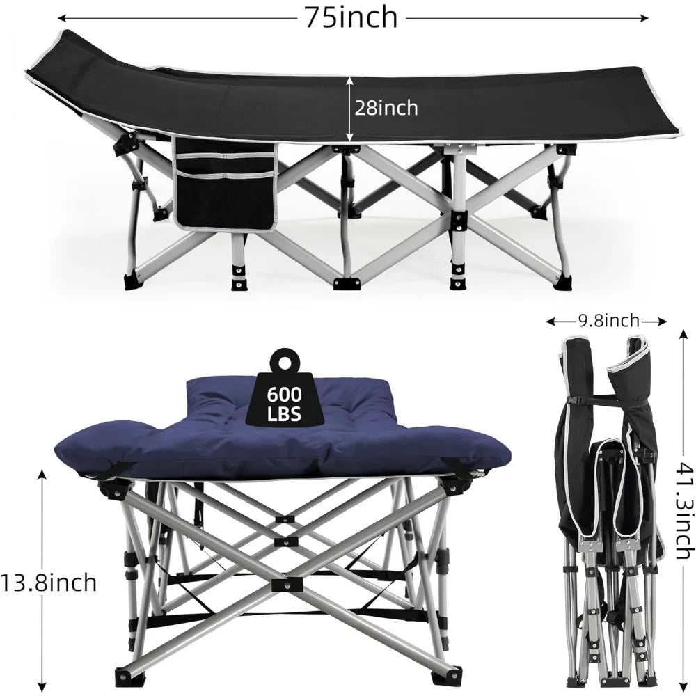 Portable Camping Cot, Sleeping Cot for Adult,