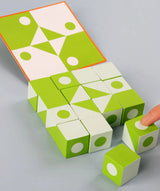 New 3D Montessori Geometry Puzzles Building Block Face