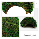 Reptile Hideout House Terrarium Tank Hamster Shelter Tortoise