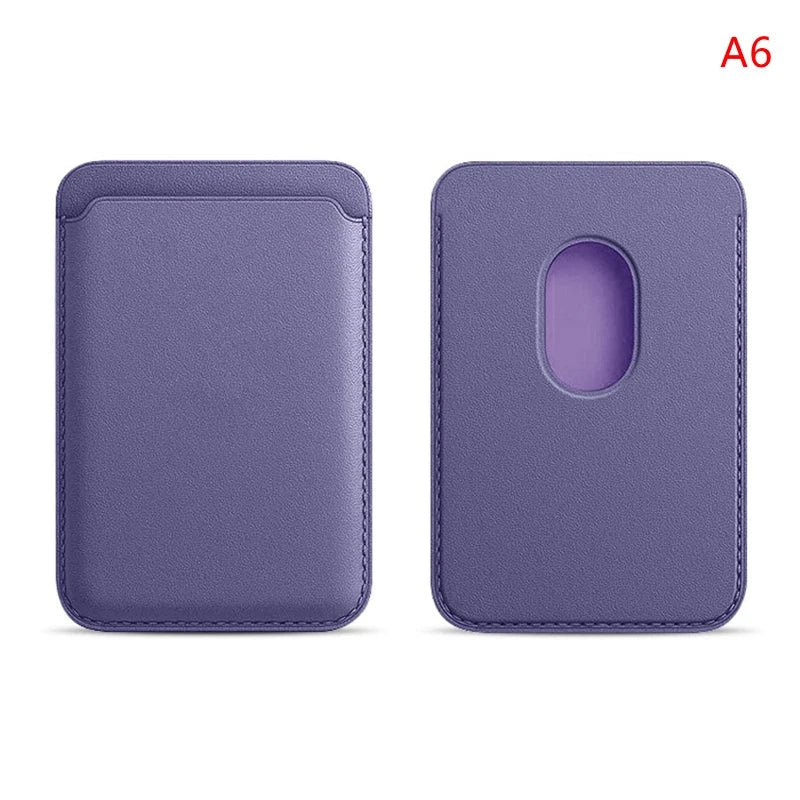 Luxury For Magsafe Magnetic Leather Wallet Case For