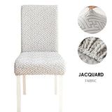 Jacquard Fabric Chair Cover Universal Size Chair Covers