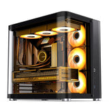 Jonsbo TK-2 ATX ITX Case Hyperbolic Side Translucent