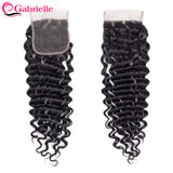 Gabrielle Deep Wave Closure Brazilian Human Hair 4x4