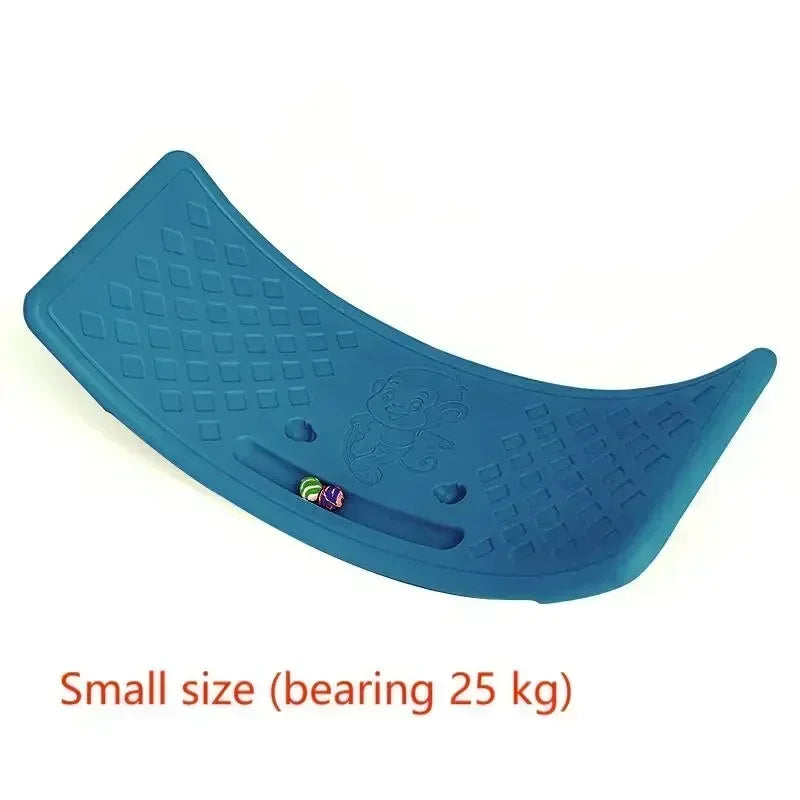 Twisting Balance Board Balancing for Abdominal Leg Wobble