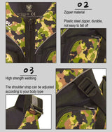 Neoprene Fishing Life Jacket For Adult Survival Swimsuit