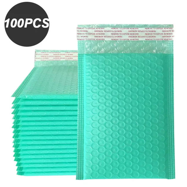 100 Pcs Black Bubble Mailer Bubble Padded Mailing