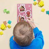 Poking DIY Art Kits Painting Sticker Crafts Toys