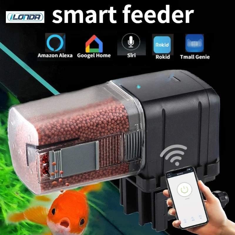 Automatic Aquarium Fish Tank Feeder Timing/Wifi Wireless Smart