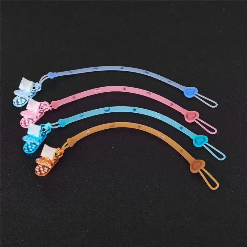 1~10PCS Nipple Anti-falling Chain Elastic Pacifier Clip Baby