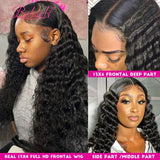 Loose Deep Wave Lace Frontal Wig 30 Inch