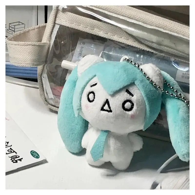 Hatsune Miku Cartoon Expression Plush Doll Pendant Super