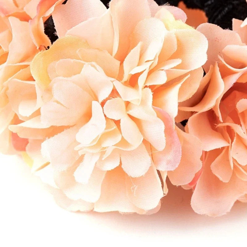 Flower Hair Tie Flower Hair Scrunchies For Women