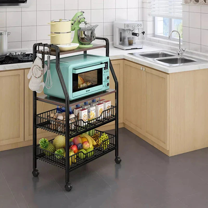 Bakers Trolley Kitchen Islands Shelves Storage Trolley Kitchen