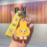 SpongeBob SquarePants Anime Figures Keychain Sandy Patrick Star