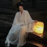 White Hanfu Dress Women Ancient Chinese Hanfu Female