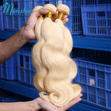 Blonde 613 Colored Body Wave Human Hair Bundles