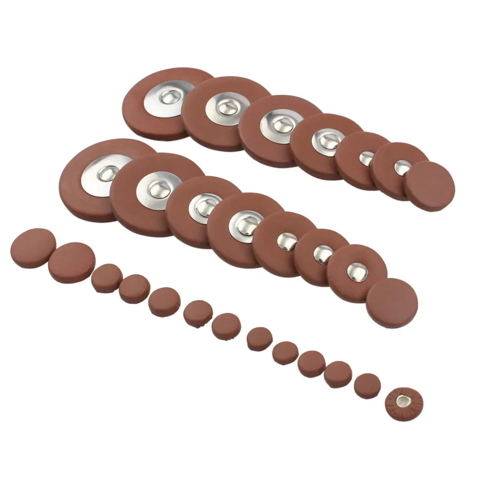 Saxophone Pads Universal Button Leather Pads Woodwind Instrument