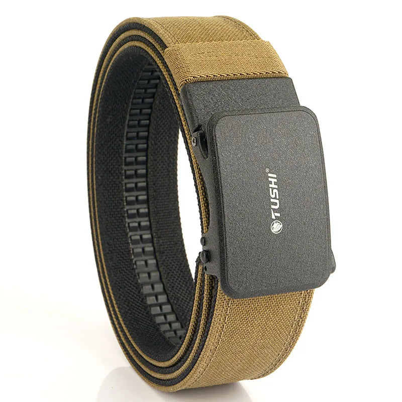 TUSHI belt men outdoor hunting metal tactical belt