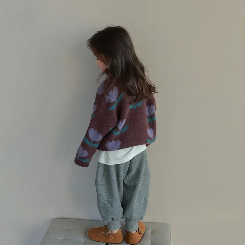 Children Clothing Girls Sweater 2023 Autumn and Winter